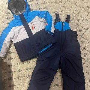 4T Zero Xposur boys’ winter jacket and snow bib set